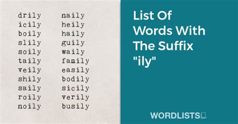 List Of Words Ending In "ity"