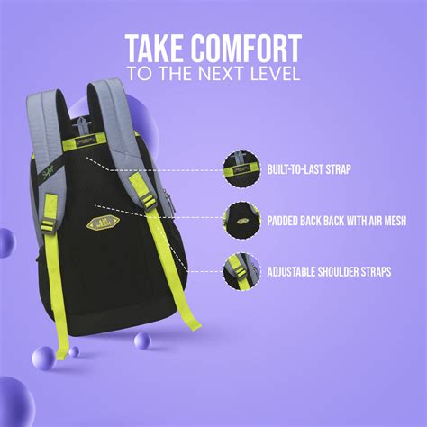 Skybags Graf Plus 01 Laptop Backpack (E) Grey