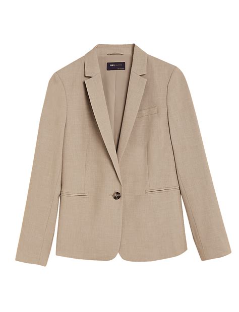 Buy Marl Slim Single Breasted Blazer at Marks & Spencer