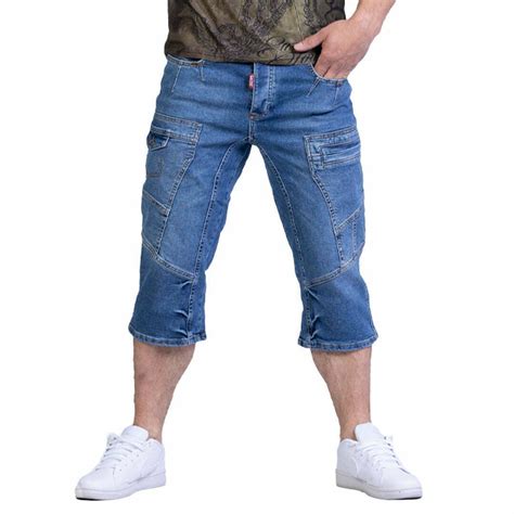 GAZOZ Jeans Capri Shorts