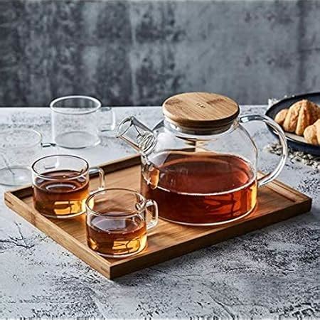 Buy Borosil - Glass, Borosilicate, Plastic Classic Tea Set, (7-Pieces ...