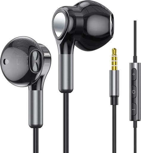 Amazon.com: Headphones Wired in-Ear Wired Earphones Earbuds Half in Ear ...