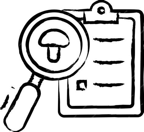Mycology research hand drawn vector illustration | Premium Vector
