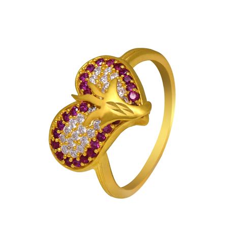 Joyalukkas Impress Collection 22K Yellow Gold Ring Size_13 For Women ...