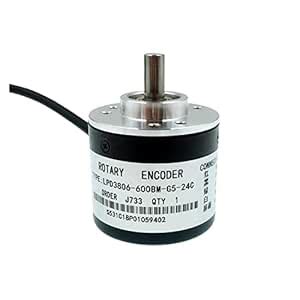 CKLICS Rotary Encoder 1pcs LPD3806-600BM-G5-24C Pulse Solid Shaft AB ...