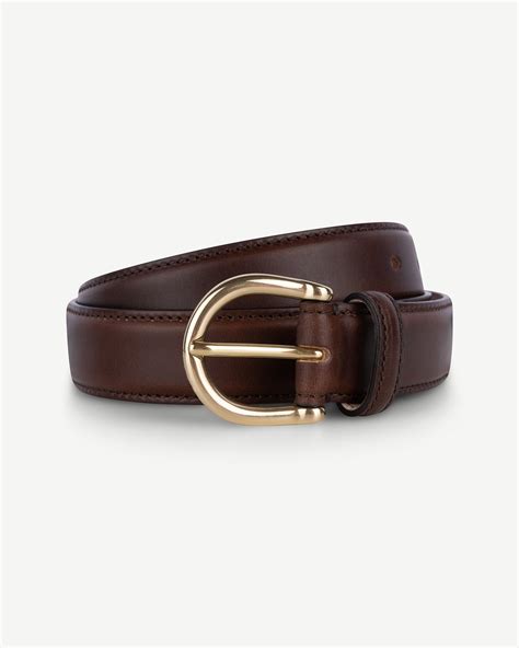Dark Brown Dress Belt | Horween Chromexcel Leather | Besnard