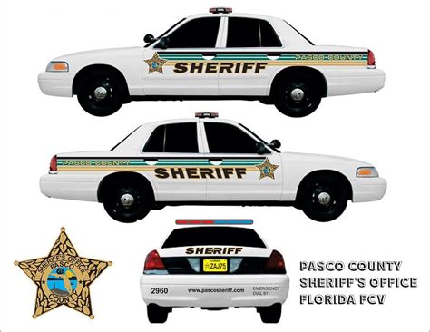 Pasco County Sheriff, Florida - Crown Victoria - Bilbozodecals