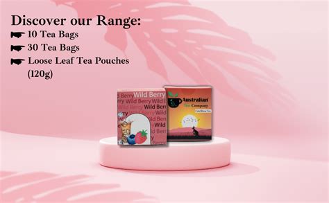 Australian Tea Company Wild Berry Iced Tea | 10 Pyramid Infusion Ice ...