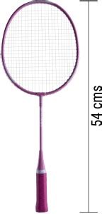 PERFLY by Decathlon KIDS BADMINTON RACKET BR 100 JR PINK Pink Strung ...