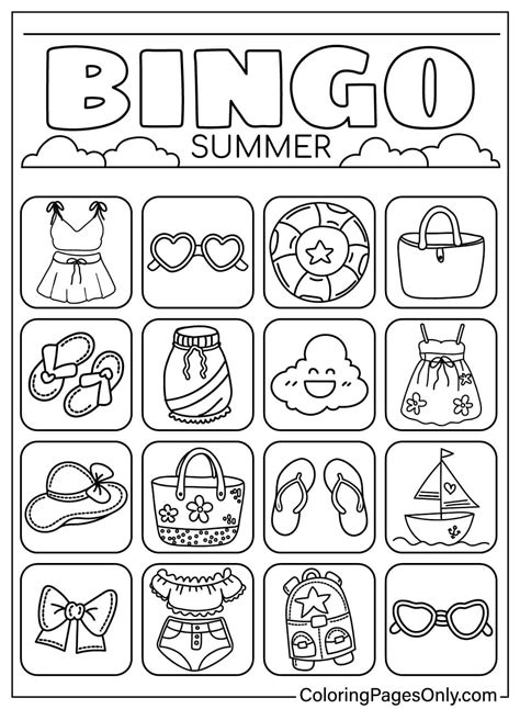 30+ Bingo Coloring Pages - Free Printable PDF & Online Coloring