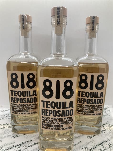 818 Tequila Small Batch Reposado 40%vol 70cl — Carringtons Fine Wines