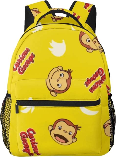 Cartoon Anime Daypack Curious George (19) Popular Backpack Stylish ...