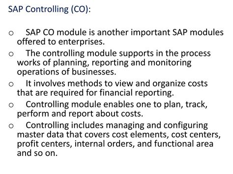 Image result for SAP Co Module