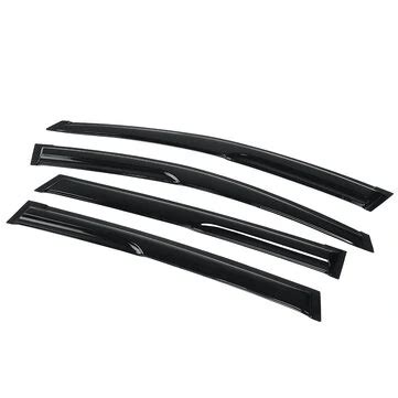 4pcs for toyota rav4 2013-2018 side plastic exterior visor vent shades ...