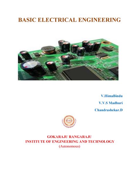 BEEE - Reference books for Electrical & Electronics Engineering - BASIC ...