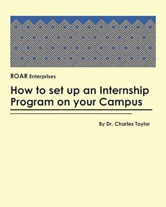 How to set up an Internship Program on your Campus : Amazon.in: Books
