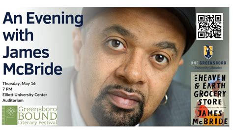 An Evening with James McBride, Elliott University Center, UNCG ...