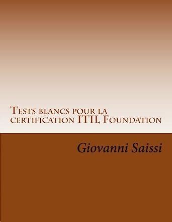 Buy Tests blancs pour la certification ITIL Foundation (French Edition ...