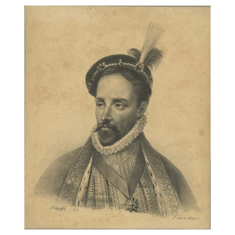 Antique Portrait of Charles IX of France by Delpech, c.1830 For Sale at ...