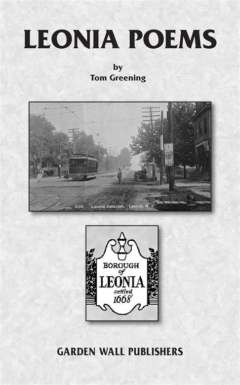 Leonia Poems eBook : Greening, Tom: Amazon.in: Kindle Store