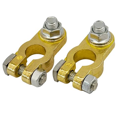 Ampper Brass Battery Terminal Connectors Top Post Battery Terminals Connector | Desertcart UAE