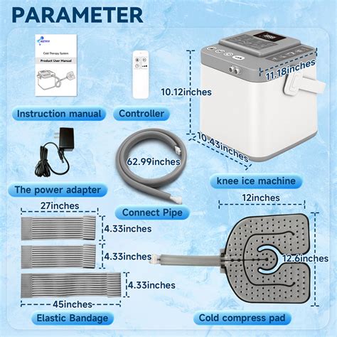 KETFIY Cold Therapy Machine,Knee Ice Machine for Sports Injuries Cryot