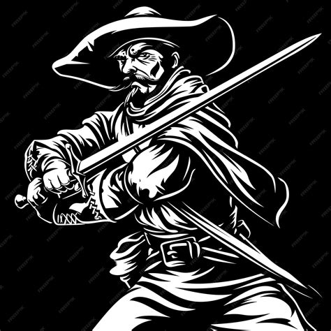 Premium Photo | Logo Spanish Conquistador With a Rapier and Buckler Determined an Tshirt Tattoo ...