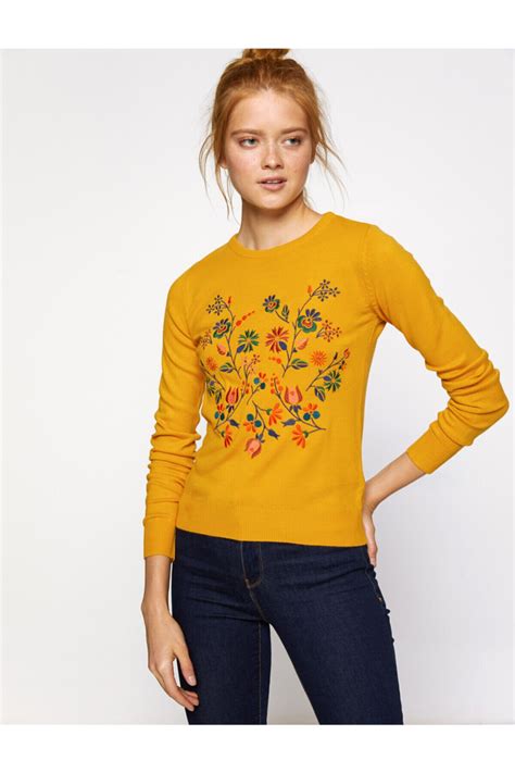 Koton Women's Yellow Sweater