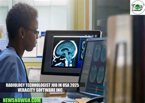 Radiology Technologist Job in USA 2025 | Veracity Software Inc