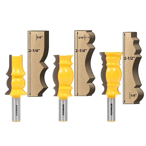 Image result for Router Bit Edge Profiles