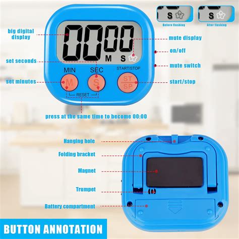 HADDOCK 6 Pack Multi-Function Electronic Timer - Magnetic India | Ubuy