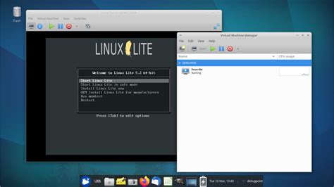 virt-manager Tutorial 的图像结果