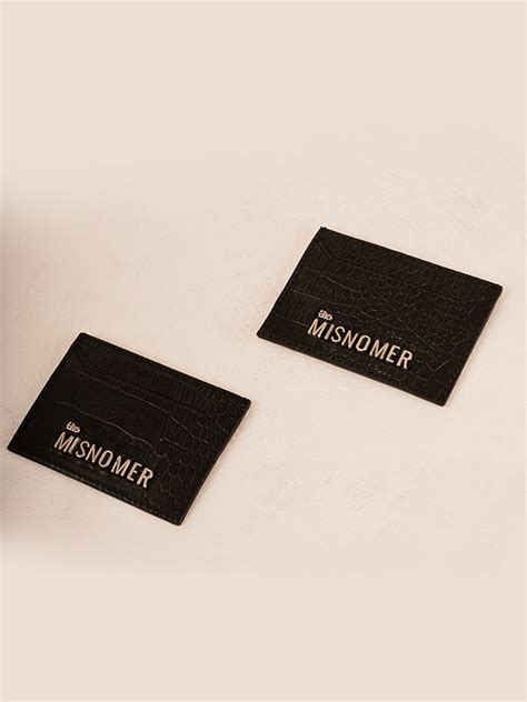 not a card holder – the Misnomer