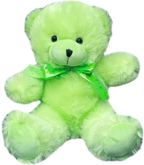 Soft Buddies Violet Bear - Light Green - 10 inch - Violet Bear - Light ...