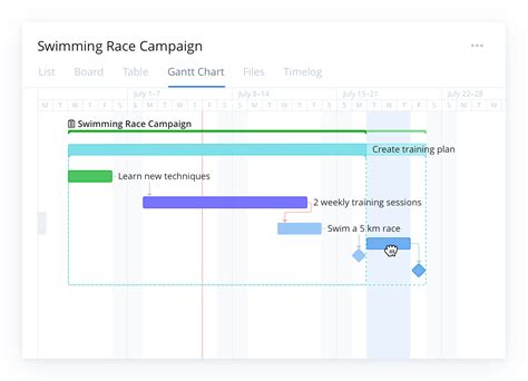 Project Activity 的图像结果