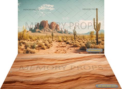 ARIZONA DESERT LANDSCAPE + GENERATED VERSATILE BACKDROPS