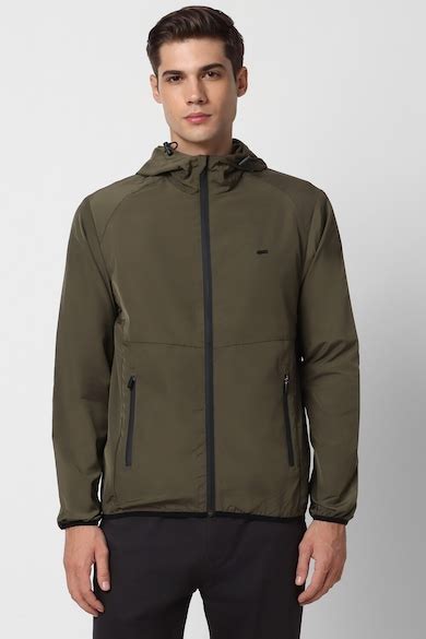 Buy Men Olive Solid Casual Jacket Online - 935439 | Peter England
