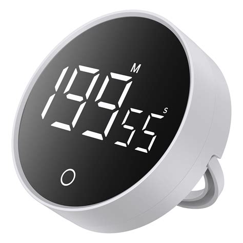 EooCoo Digital Kitchen Timer with Stand,199-Minute Visual Timers LED ...