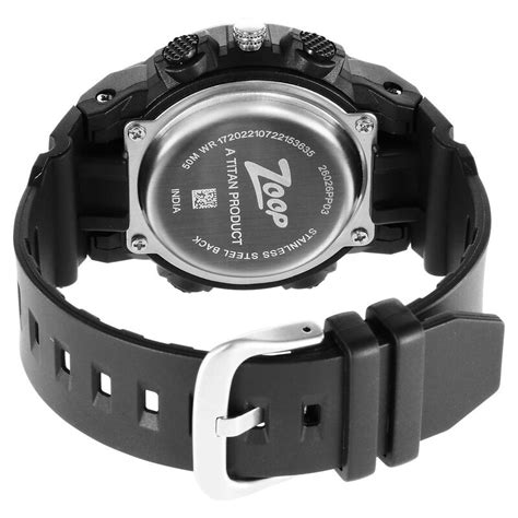 Buy Online Zoop By Titan Quartz Analog Digital Black Dial Plastic Strap ...
