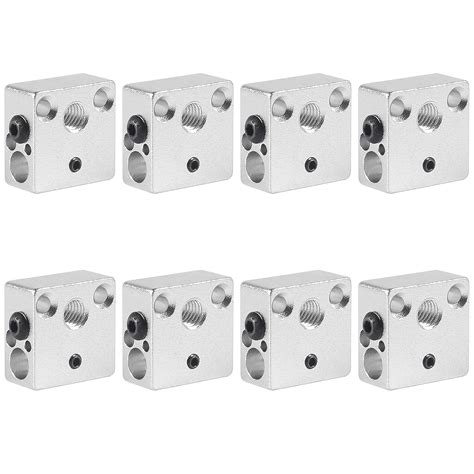 JUZITAO 8pcs Updated High Temperature CR-10 Plated Copper Heater Block ...