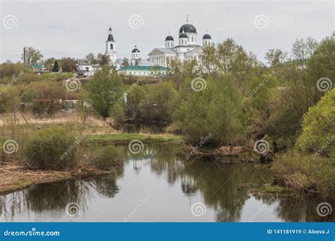 Beautiful View of the Resurrection Cathedral in Arzamas, Nizhny ...