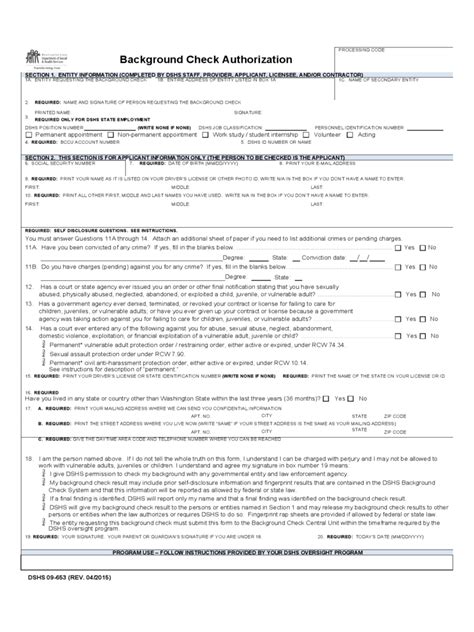 Image result for Background Check Form