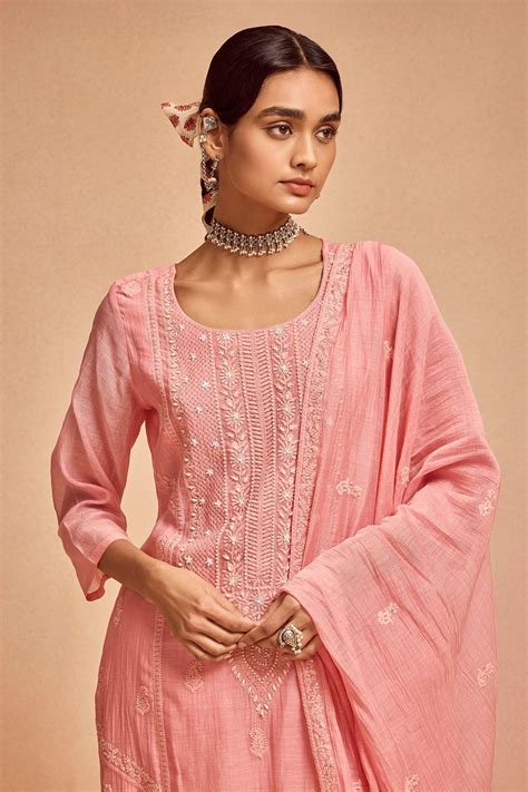 Pink Straight Kurta Set – SABHYATA CLOTHING