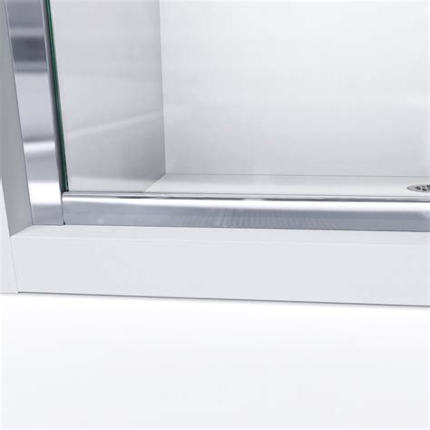 DreamLine Infinity-Z Chrome 44-in to 48-in W x 72-in H Semi-frameless ...