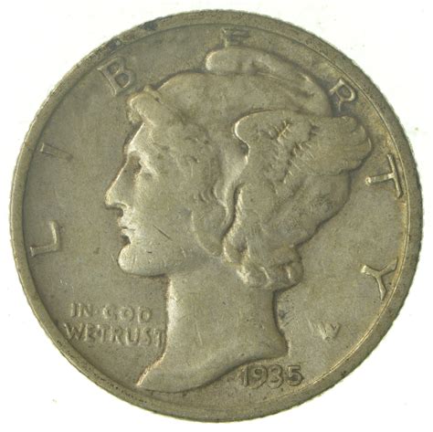 Over 70 Years Old United States Mercury Head Dime - 1935 | Property Room