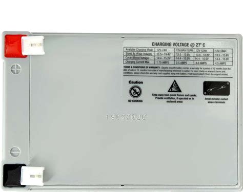 AMARON VRLA 12-12/12V, 12AH at C20 SMF Emergency Battery for Use in Any ...