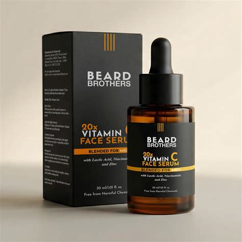 BEARD BROTHERS Vitamin C Serum for Face, Niacinamide & Hyaluronic acid ...