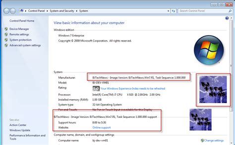 Image result for My Computer Properties Windows 7