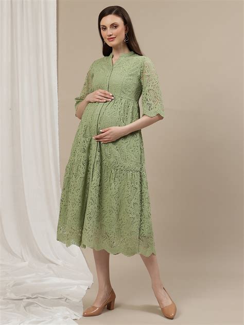 Buy Lace Maternity Shirt Dress