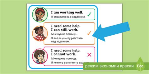 On Task Visual Support Cards English/Russian